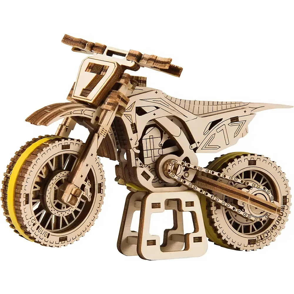 Wooden City Motocross 88Teile