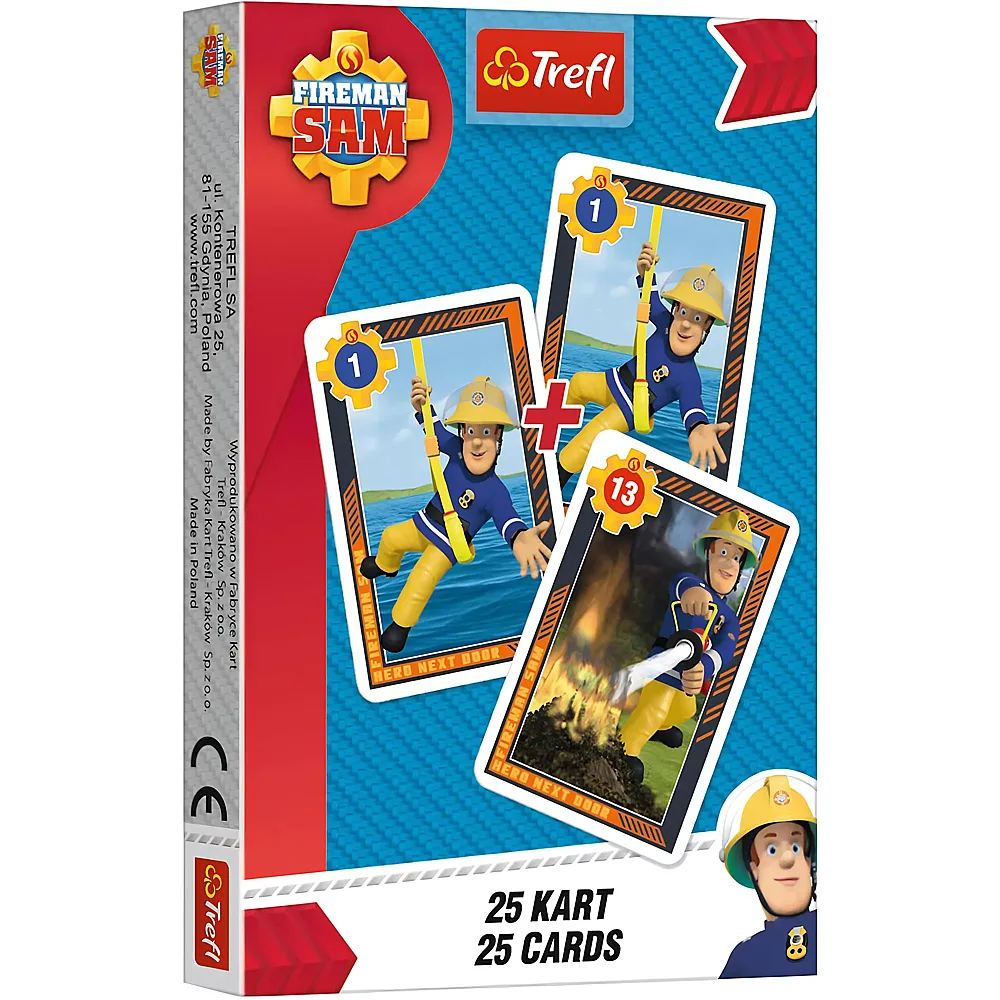 Trefl Feuerwehrmann Sam - Kartenspiel - Suche