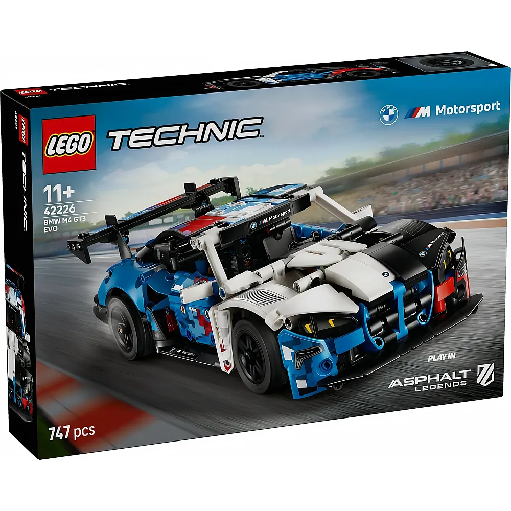 LEGO Technic BMW M4 GT3 EVO Rennwagen 42226 | Klemmbausteine
