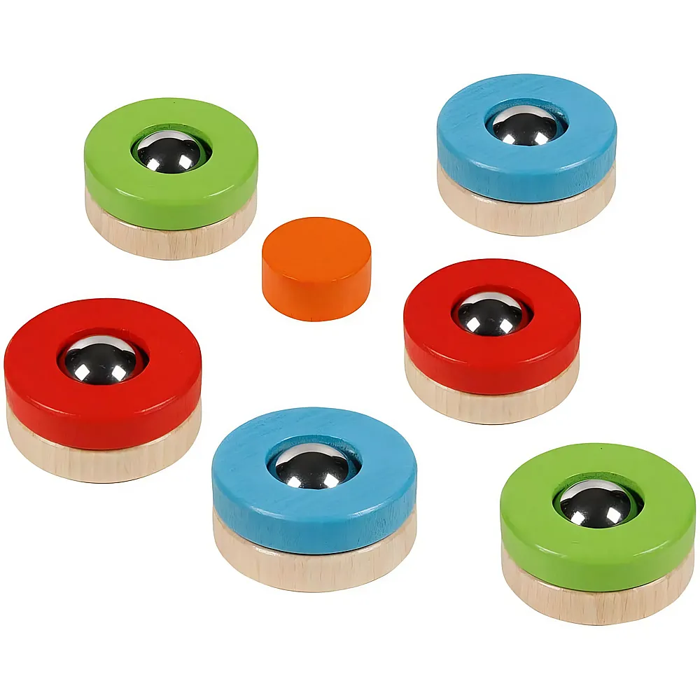 Goki Puckfire Curling-Wurfspiel - 7 Teile