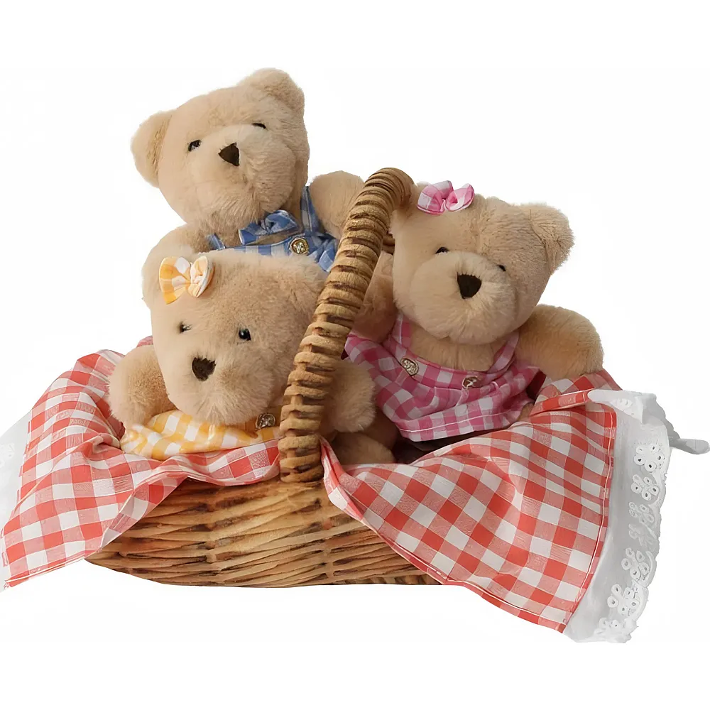 meinspielzeug - The Puppet Company Wilberry Picnic Bears Korb Mit 3 B�ren