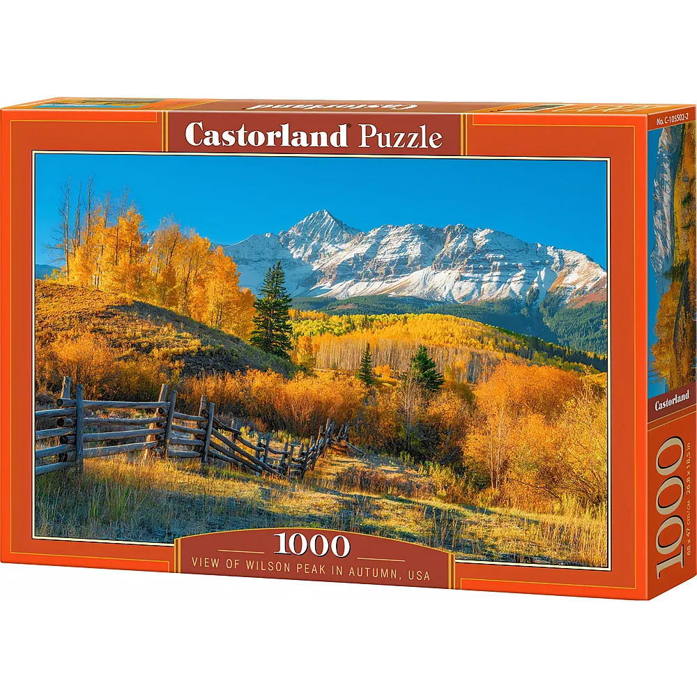 Castorland Puzzle View Of Wilson Peak In Autumn, USA - 1000 Teile