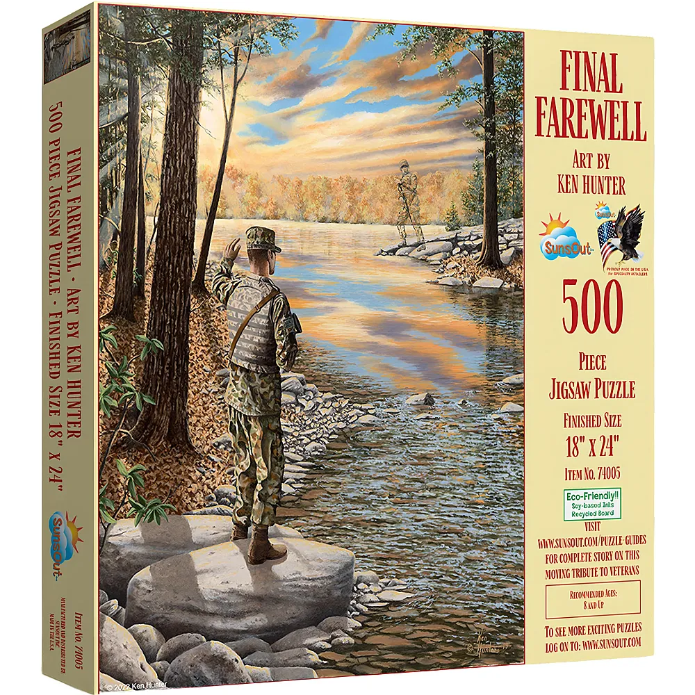 SunsOut Puzzle Ken Hunter Final Farewell - 500 Teile