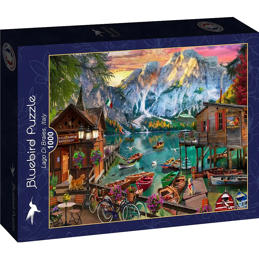 Bluebird Puzzle Lago Di Braies, Italy - 1000 Teile