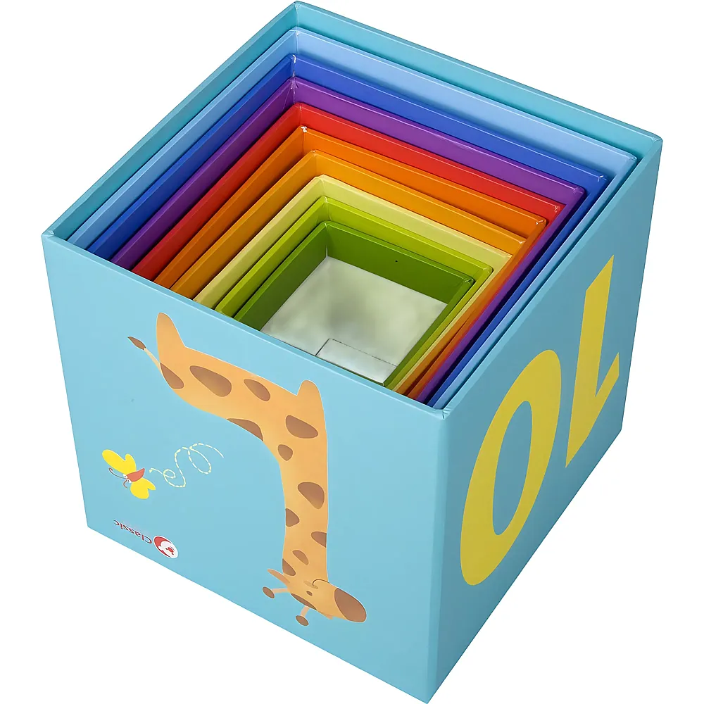 Classic World Stapelbl�cke Zahlen und Tiere - 10 Teile