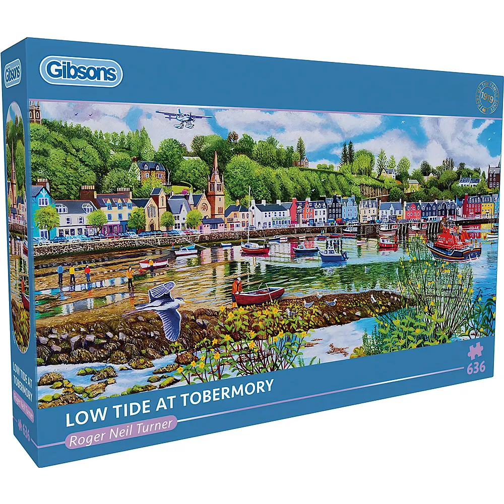 Gibsons Puzzle Roger Neil Turner Ebbe in Tobermory - 636 Teile