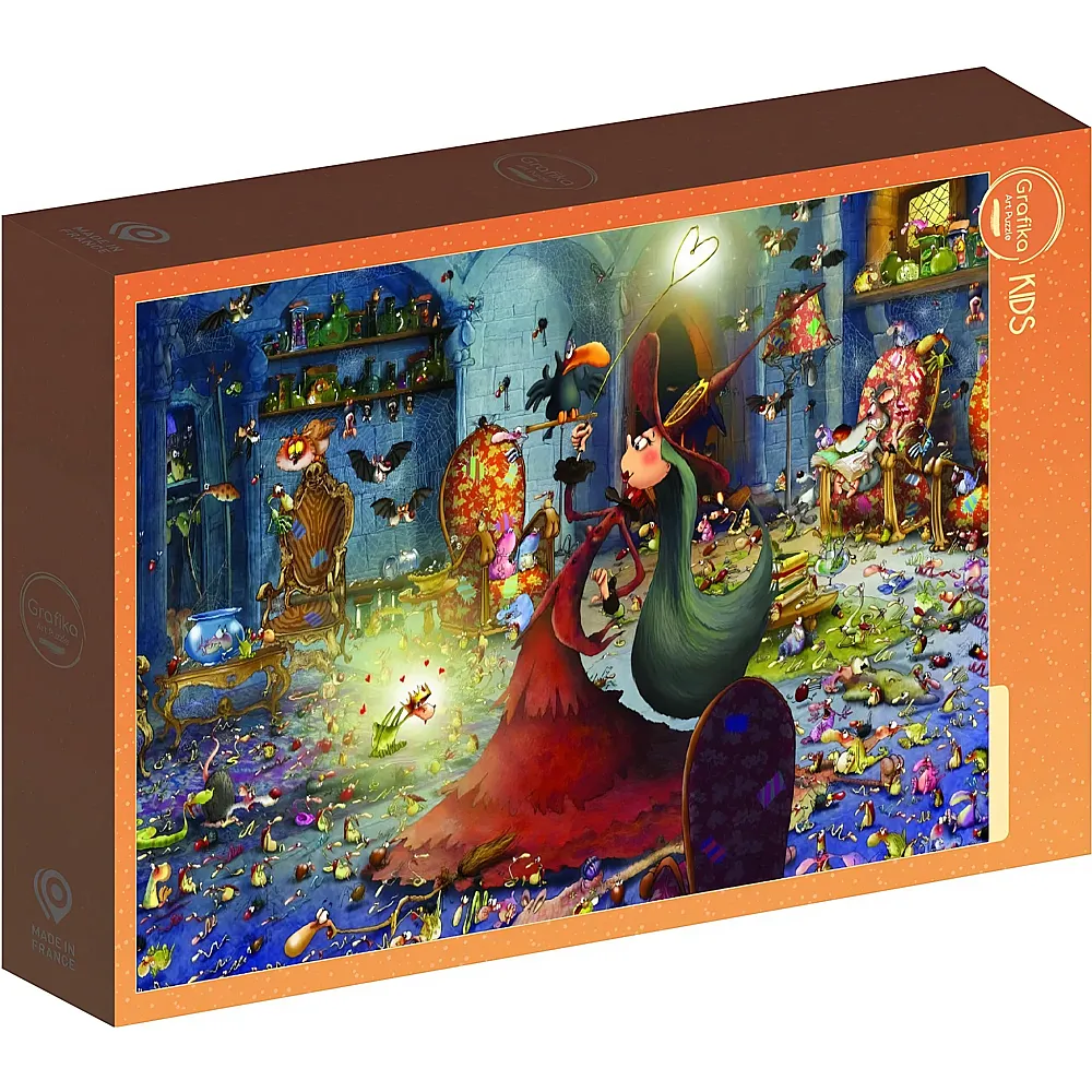 Grafika Puzzle Art Collection Franois Ruyer Die Hexe mit dem Zauberstab - 48 Teile
