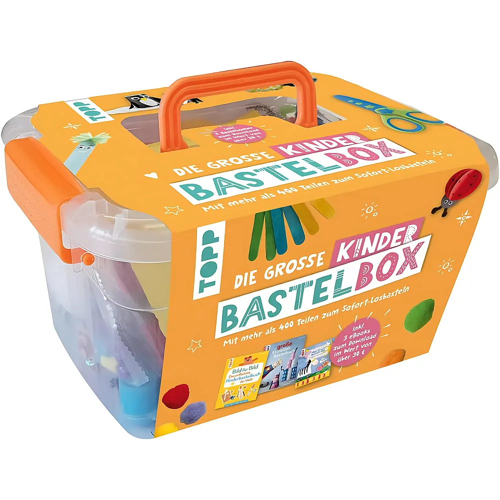 meinspielzeug - Frechverlag Topp Die grosse Kinderbastelbox | Bastelsets