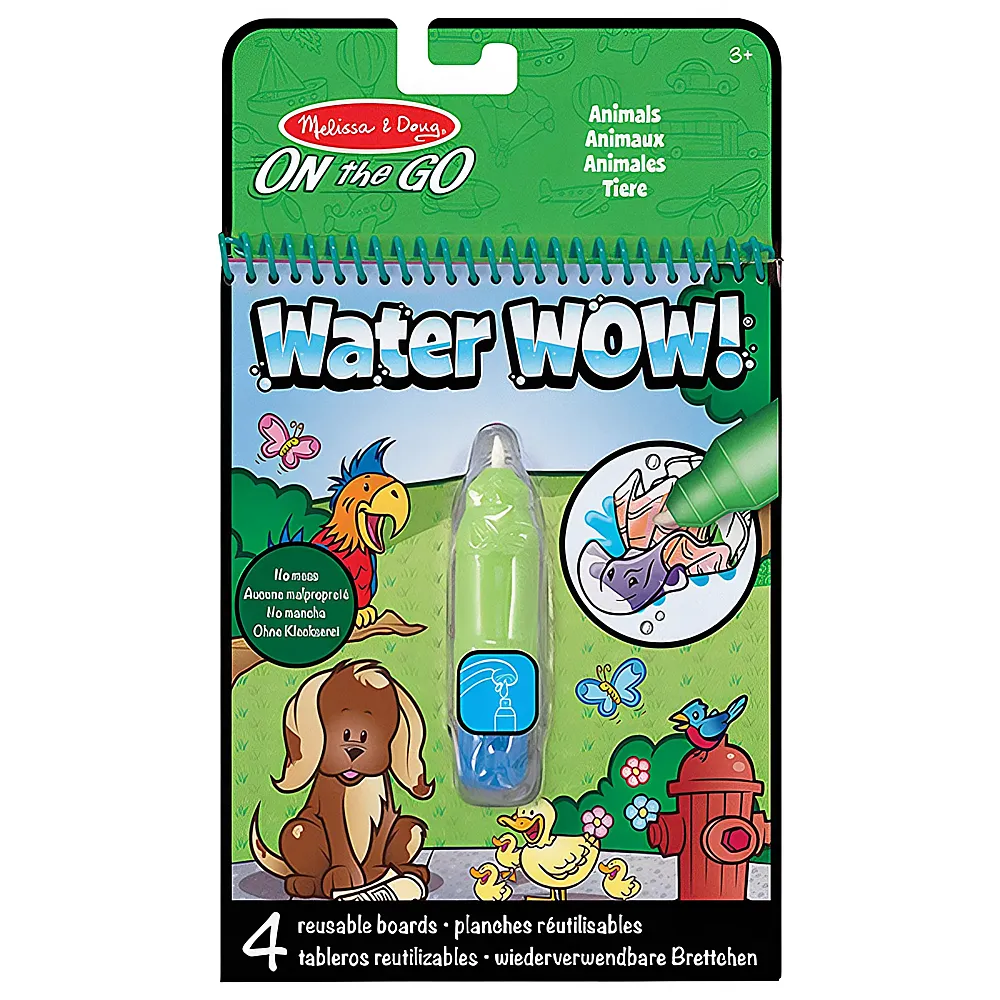 Melissa & Doug Water Wow Magisches Malbuch - Tiere