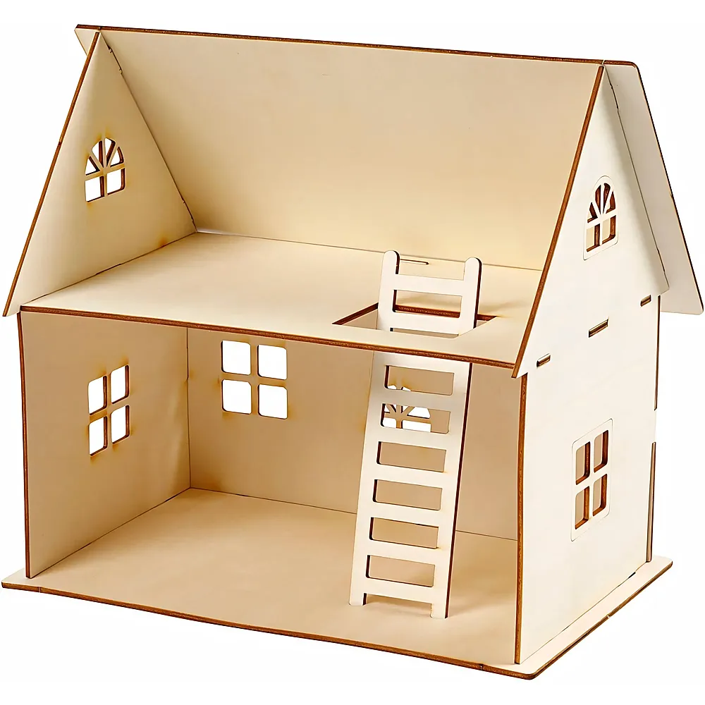 Creativ Company Mini-Haus Puppenhaus - 27 x 25 x 18 cm