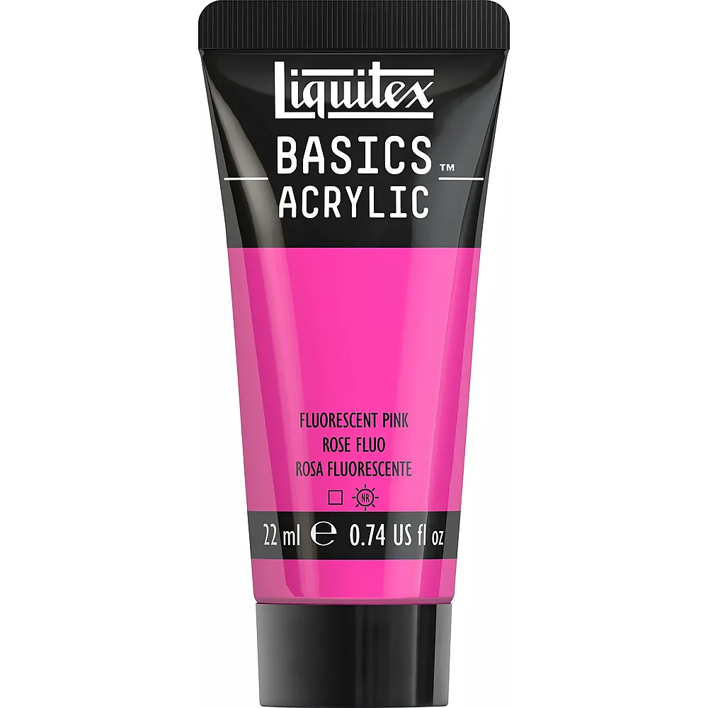 Liquitex Lqx Basics Acrylfarbe 22ml Tube Rosa Fluo