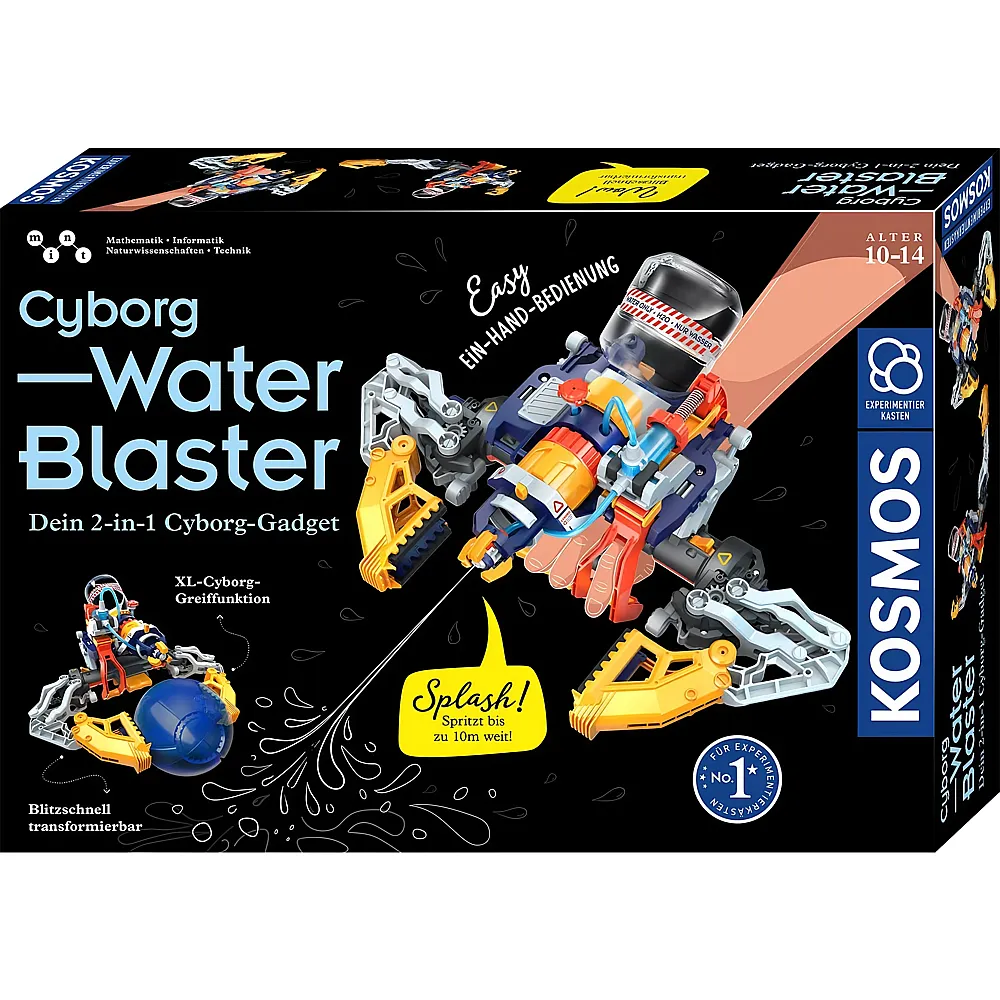 meinspielzeug - Kosmos Cyborg Water-Blaster | Robotik & Elektro