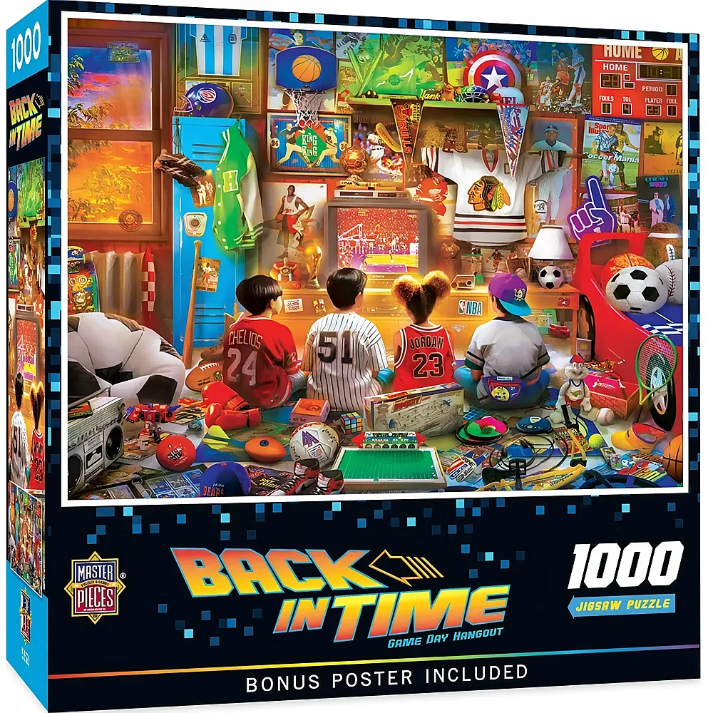 Master Pieces Puzzle Back in Time Matchtag - 1000 Teile