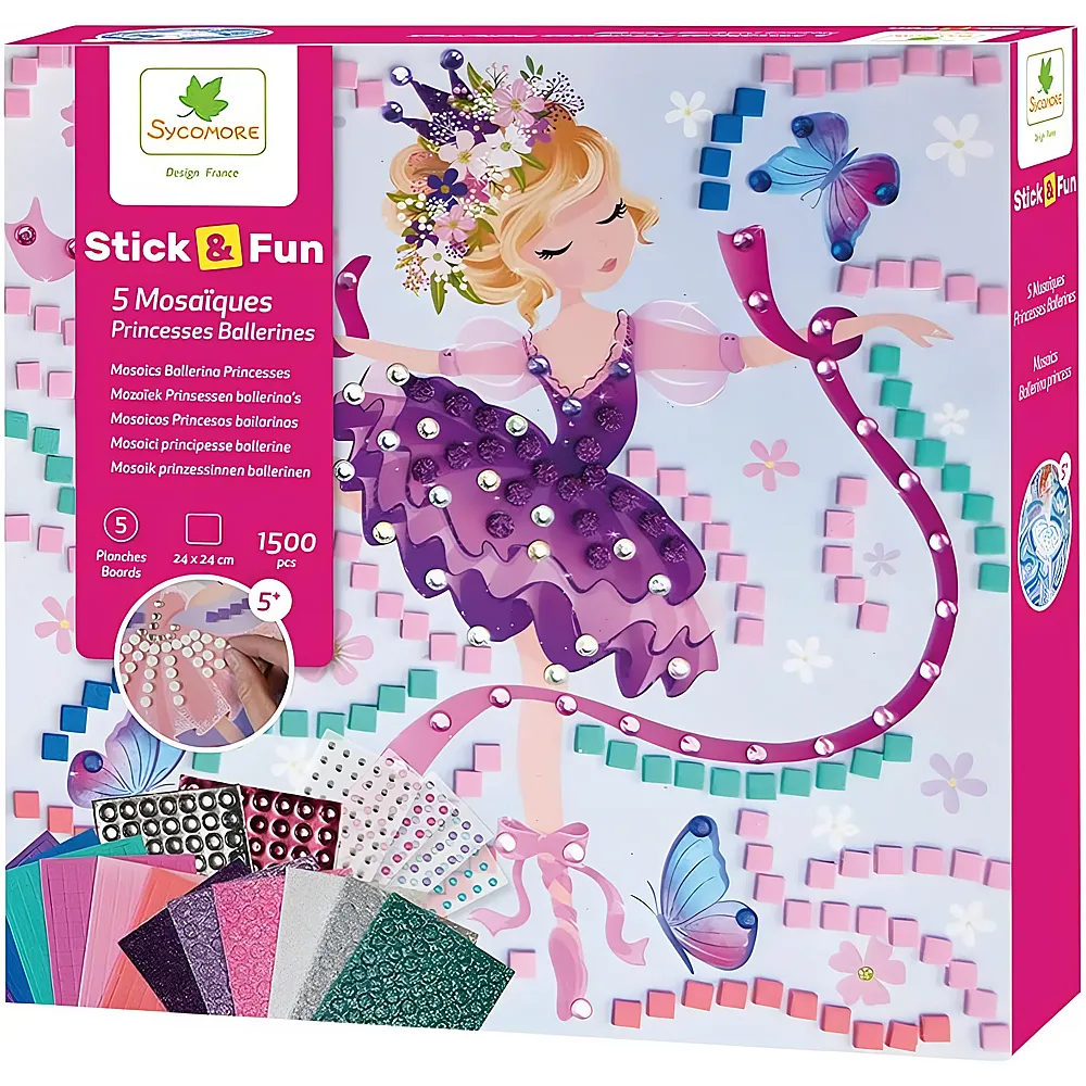 Sycomore Stick'n Fun GM Mosaiques Princesses Ballerine fr-de-it