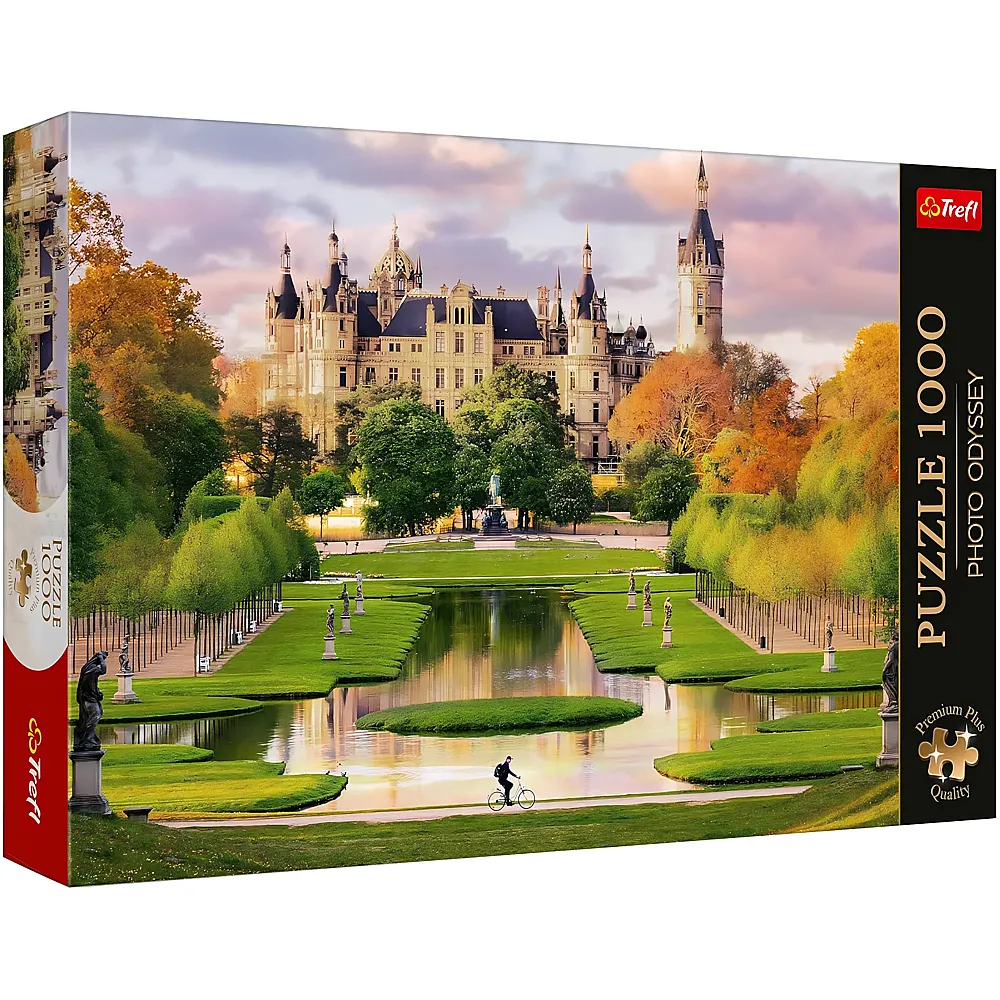 Trefl Puzzle Photo Odyssey Schloss Schwerin, Deutschland 1000Teile