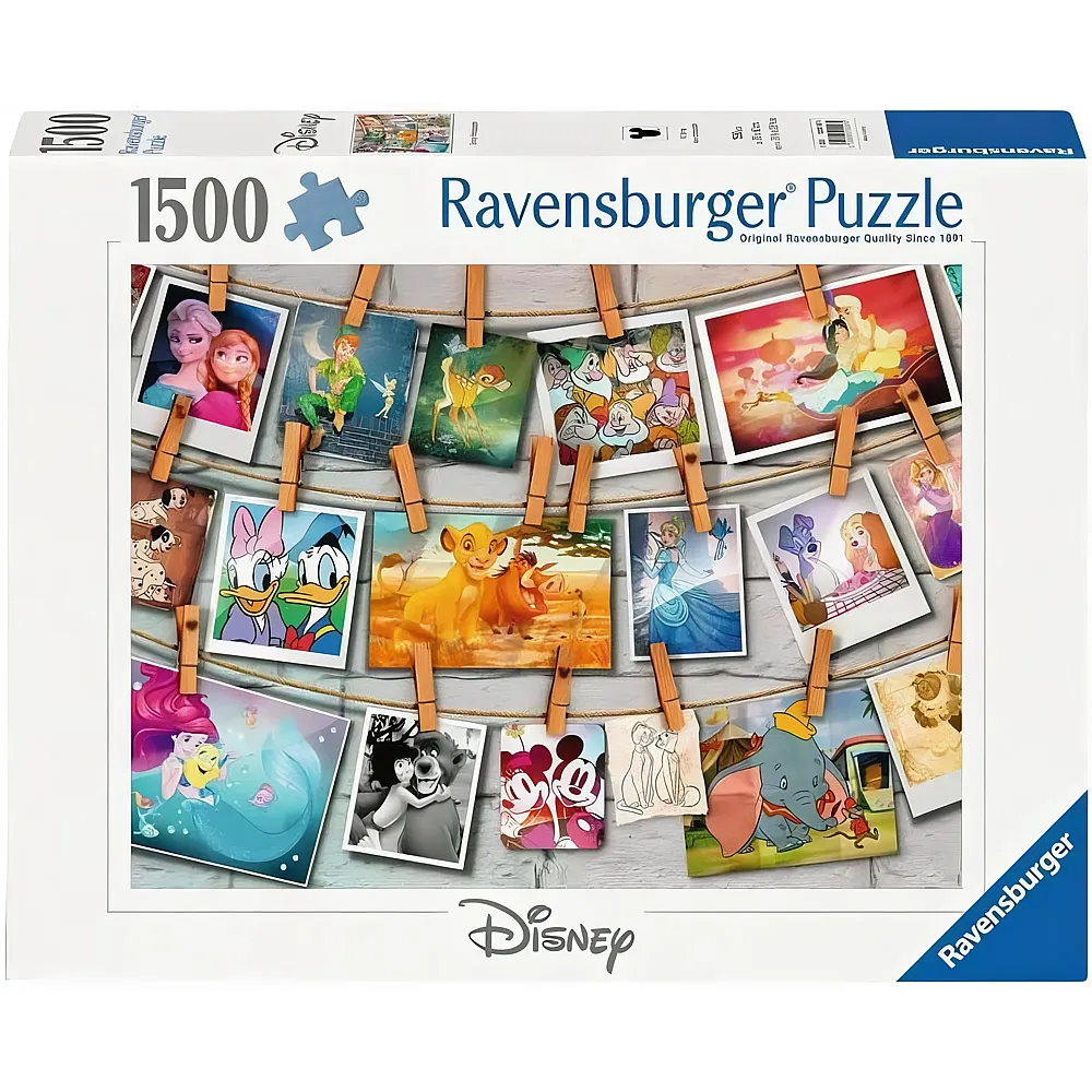Ravensburger Puzzle Disney Photographs 1500Teile