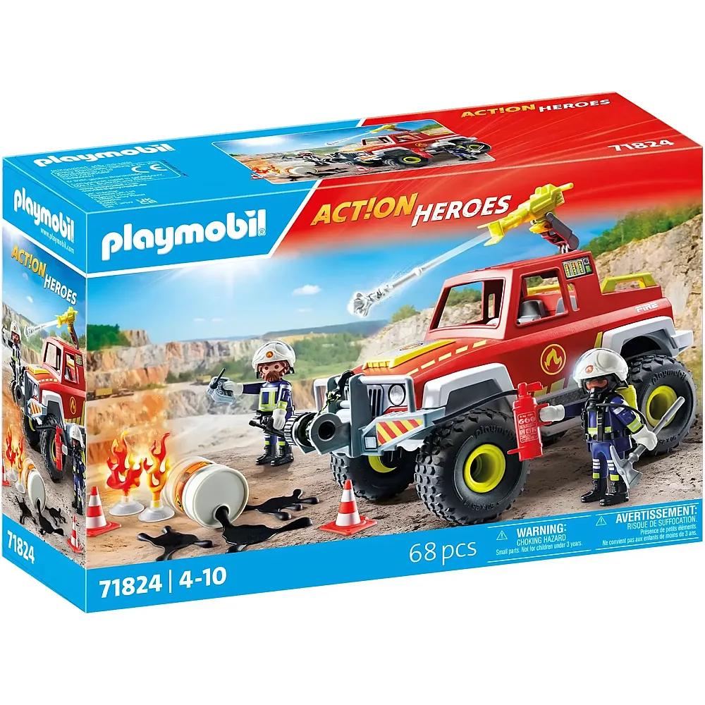 PLAYMOBIL Action Heroes Feuerwehrtruck 71824