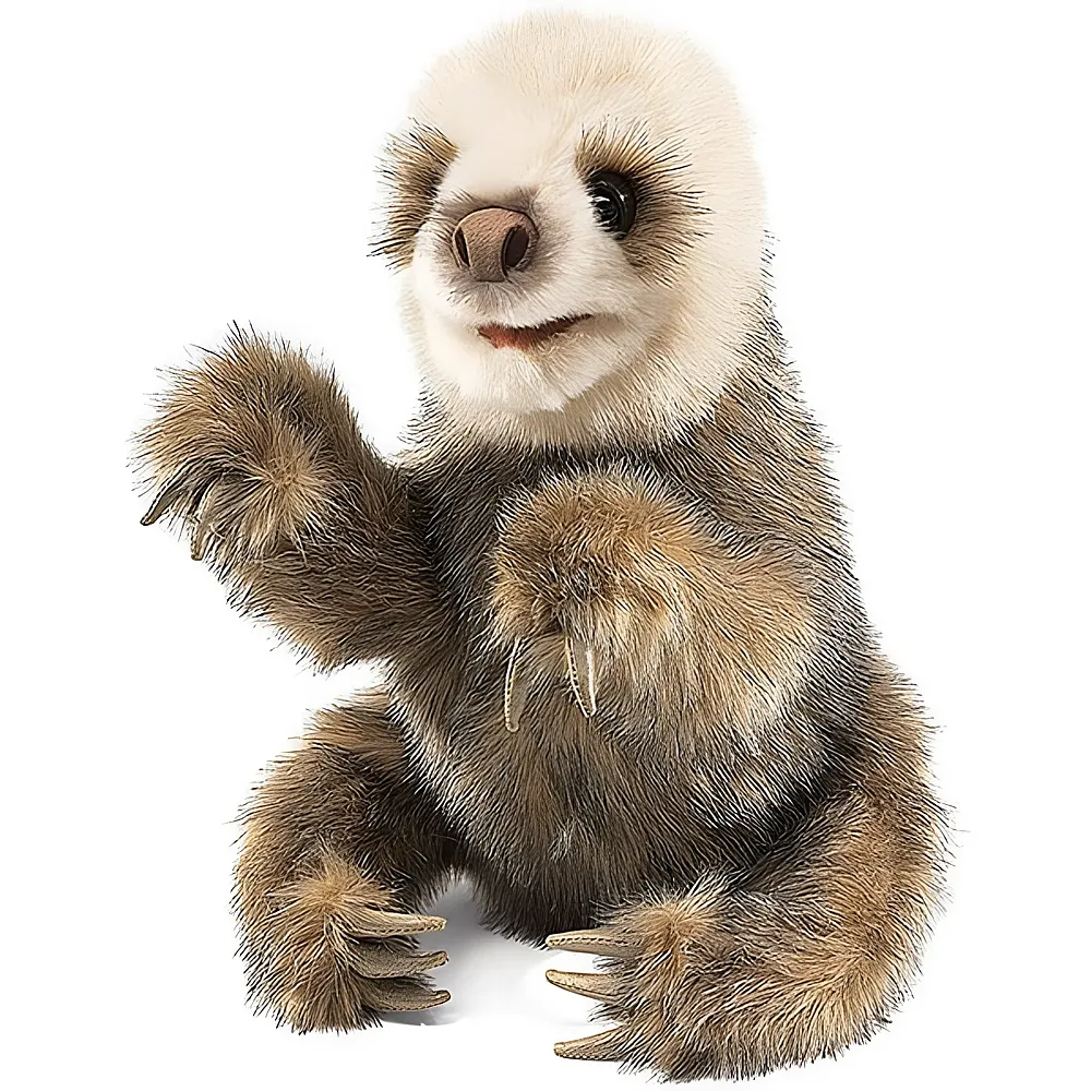 Folkmanis Handpuppe Baby-Faultier - 38 cm