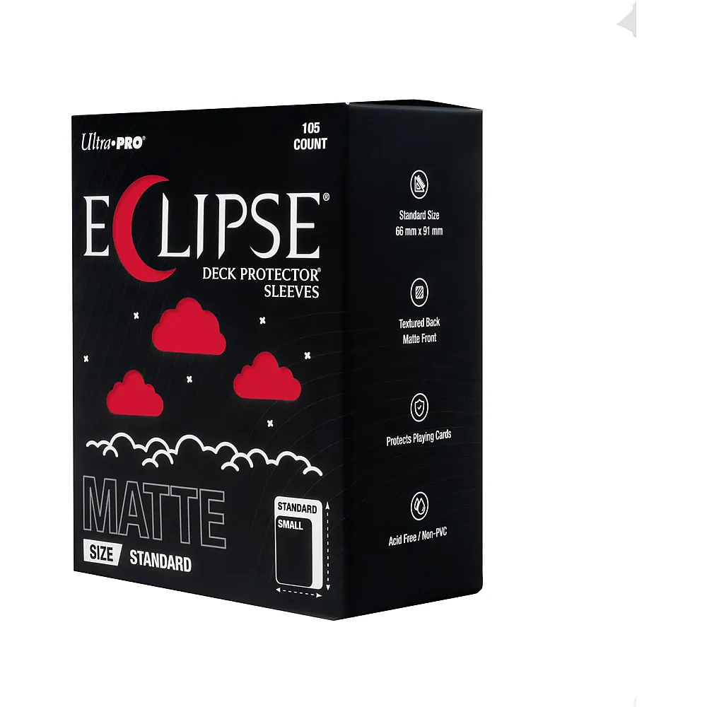 Ultra Pro ECLIPSE Matte Red Deck Protector Sleeves Standard 105 - Brands