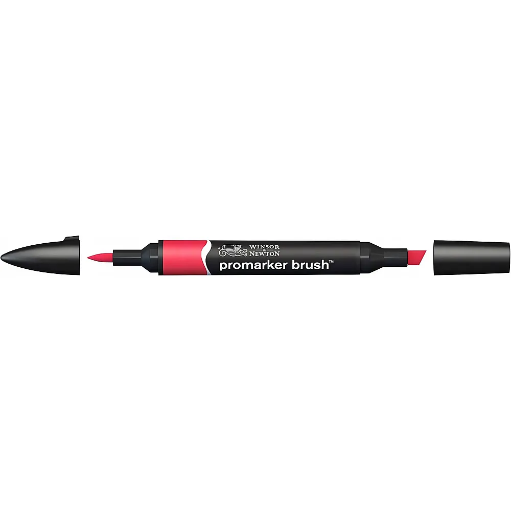 meinspielzeug - Winsor & Newton Promarker mit 2 Spitzen Brush Rot | Farbe & Kreide