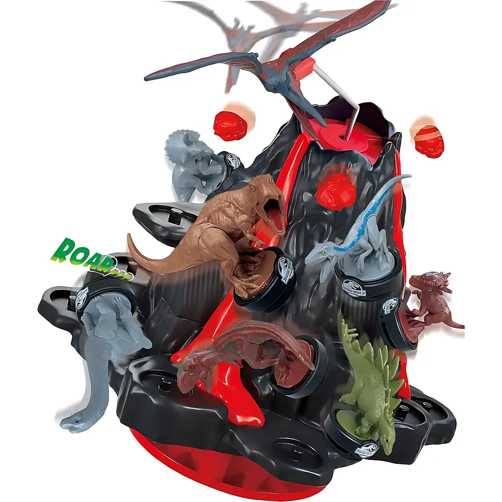 Epoch Games Jurassic World Shaky Volcano mult