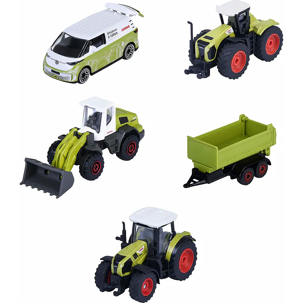 Majorette Claas Farm 5 Pieces Giftpack