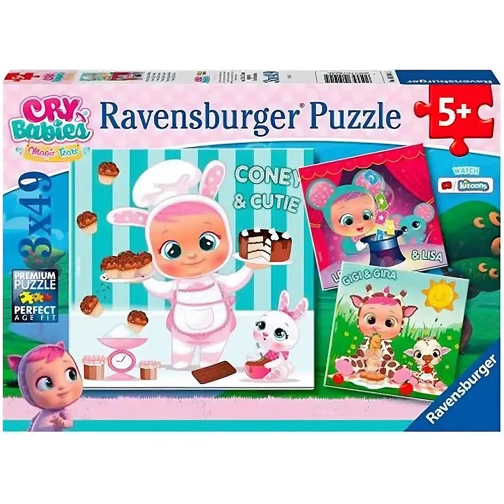 Ravensburger Puzzle Cry Babies - 49 Teile - Puzzle 10-104 Teile