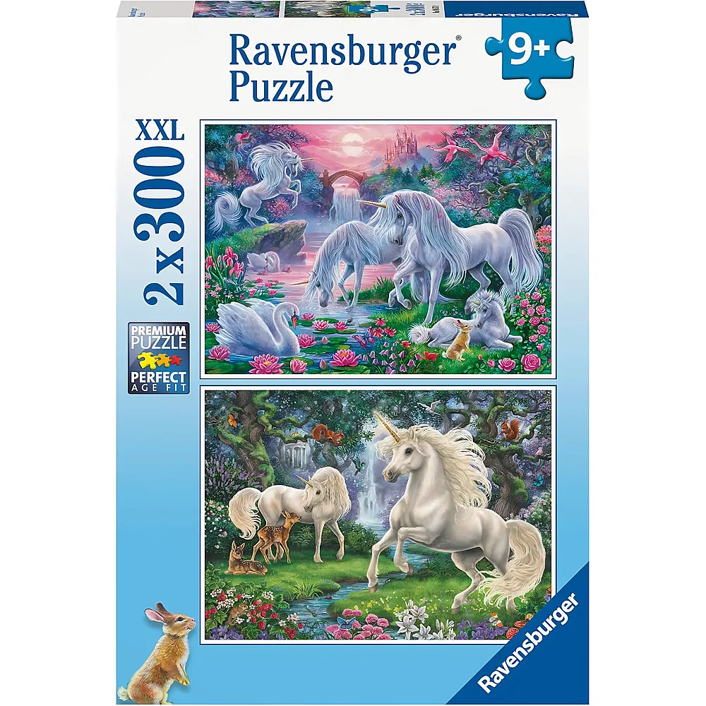 Ravensburger Puzzle 2in1 Einh�rner 300Teile