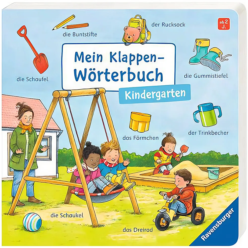 Ravensburger Mein Klappen-Wrterbuch: Kindergarten