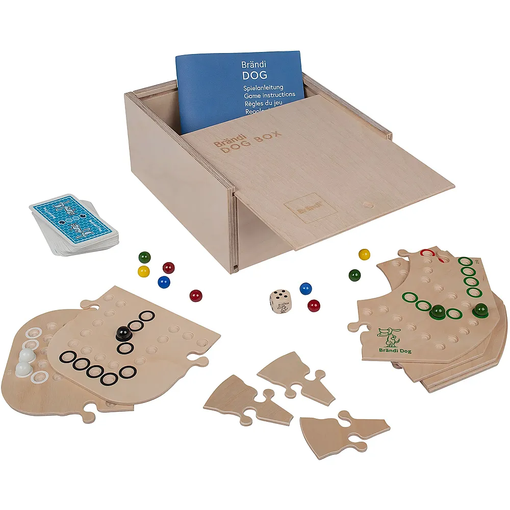 Br�ndi Dog Holzbox f�r 3, 4 und 6 Spieler