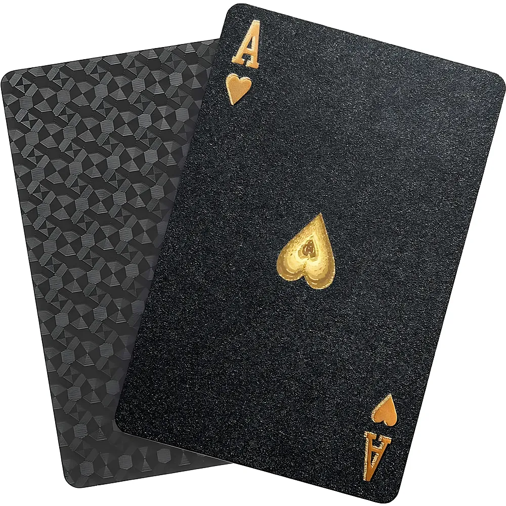 Bierdorf Schwarzer Diamant Kunststoff Pokerkarten