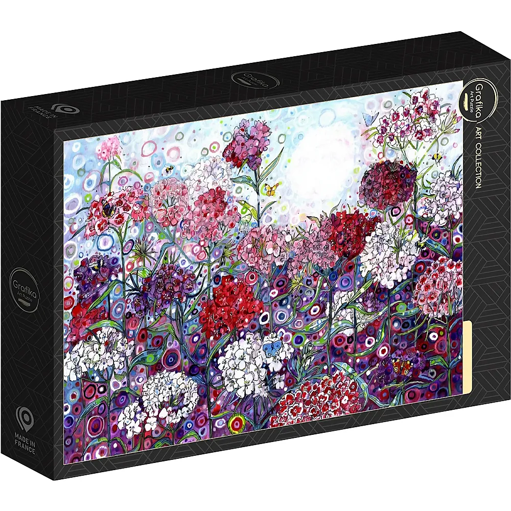 Grafika Puzzle Art Collection Sally Rich Sweet William with Butterflies - 1000 Teile