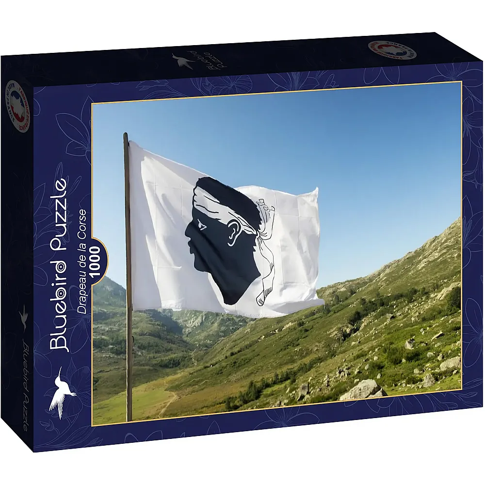 Bluebird Puzzle Drapeau de la Corse - 1000 Teile