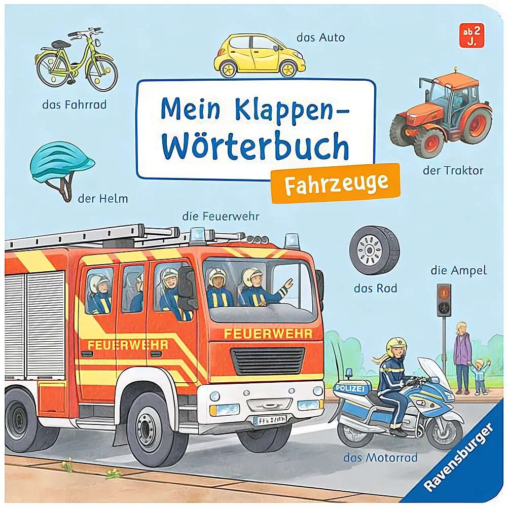 Ravensburger Mein Klappen-Wrterbuch: Fahrzeuge