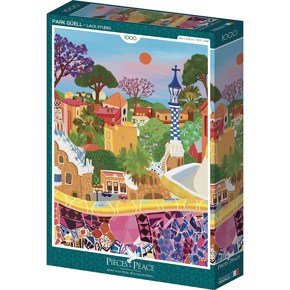Pieces & Peace Puzzle Park G�ell - 1000 Teile