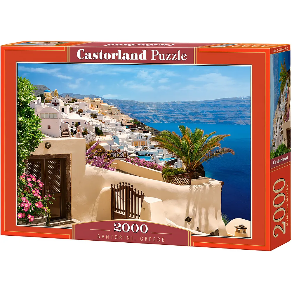 Castorland Puzzle Santorini, Griechenland 2000Teile