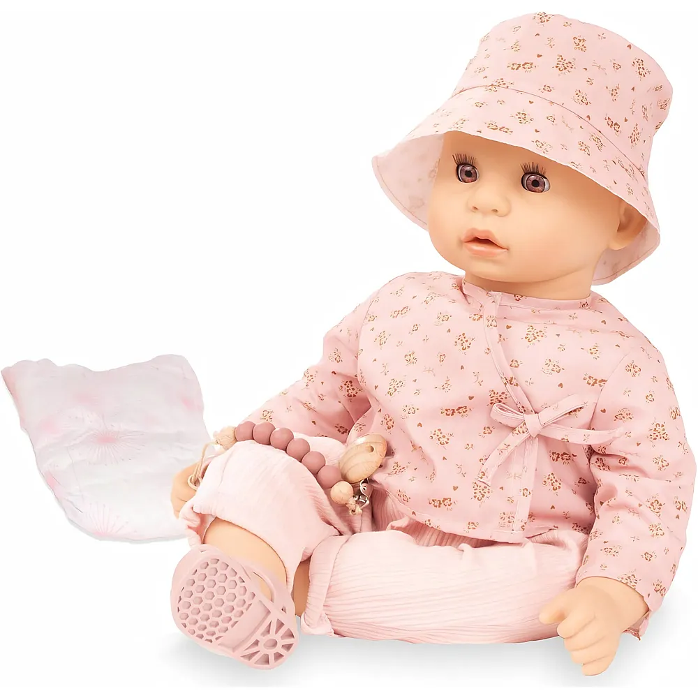 G�tz Cookie Millefleur Puppe  48 cm grosse Babypuppe mit braunen Schlafaugen, ohne Haare und einem Weichk�rper  9