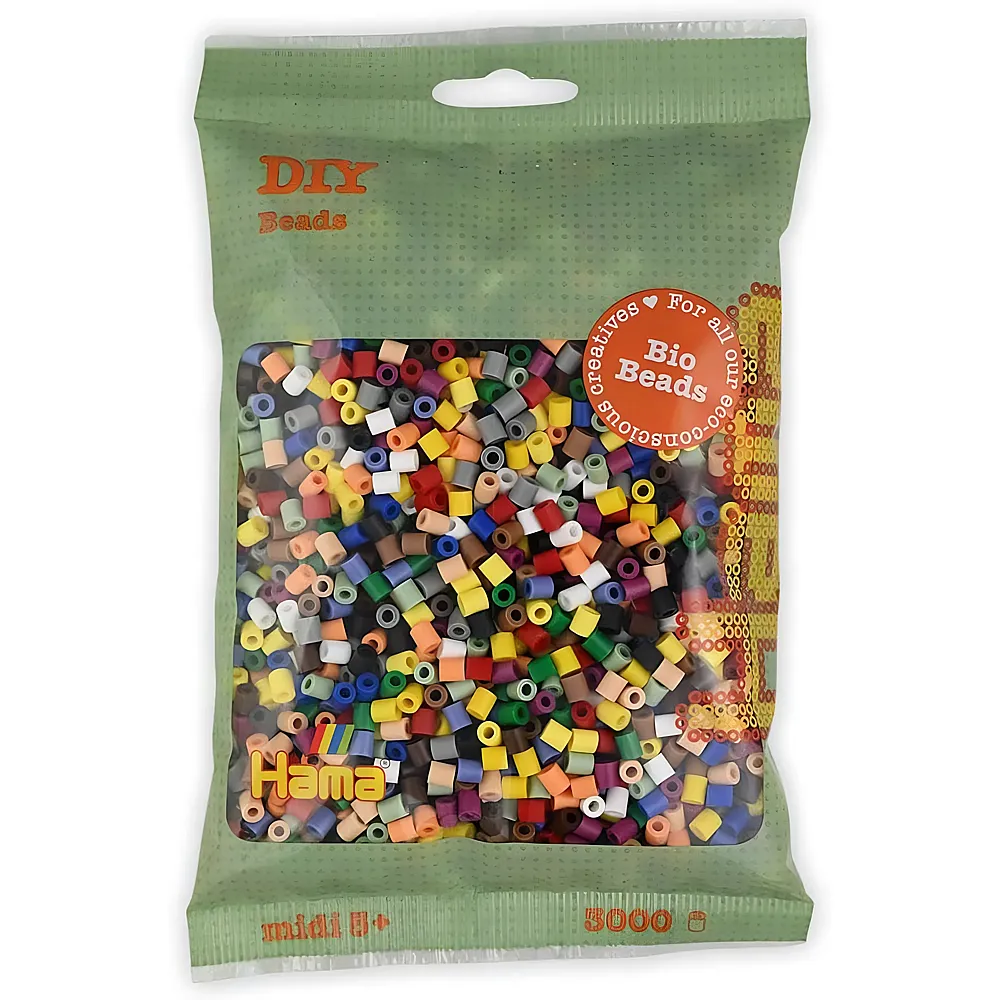 meinspielzeug - Hama Midi B�gelperlen 199 Farbmix 3000Teile