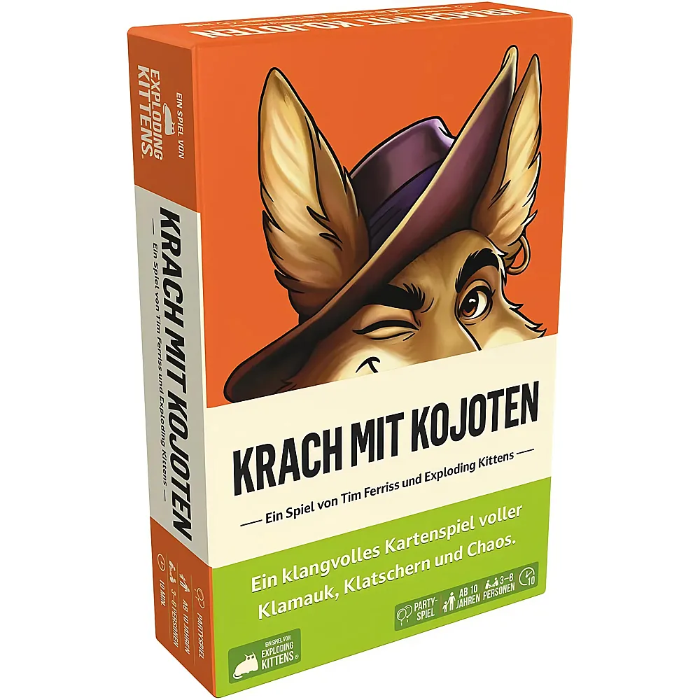 Exploding Kittens Krach mit Kojoten - Deutsch