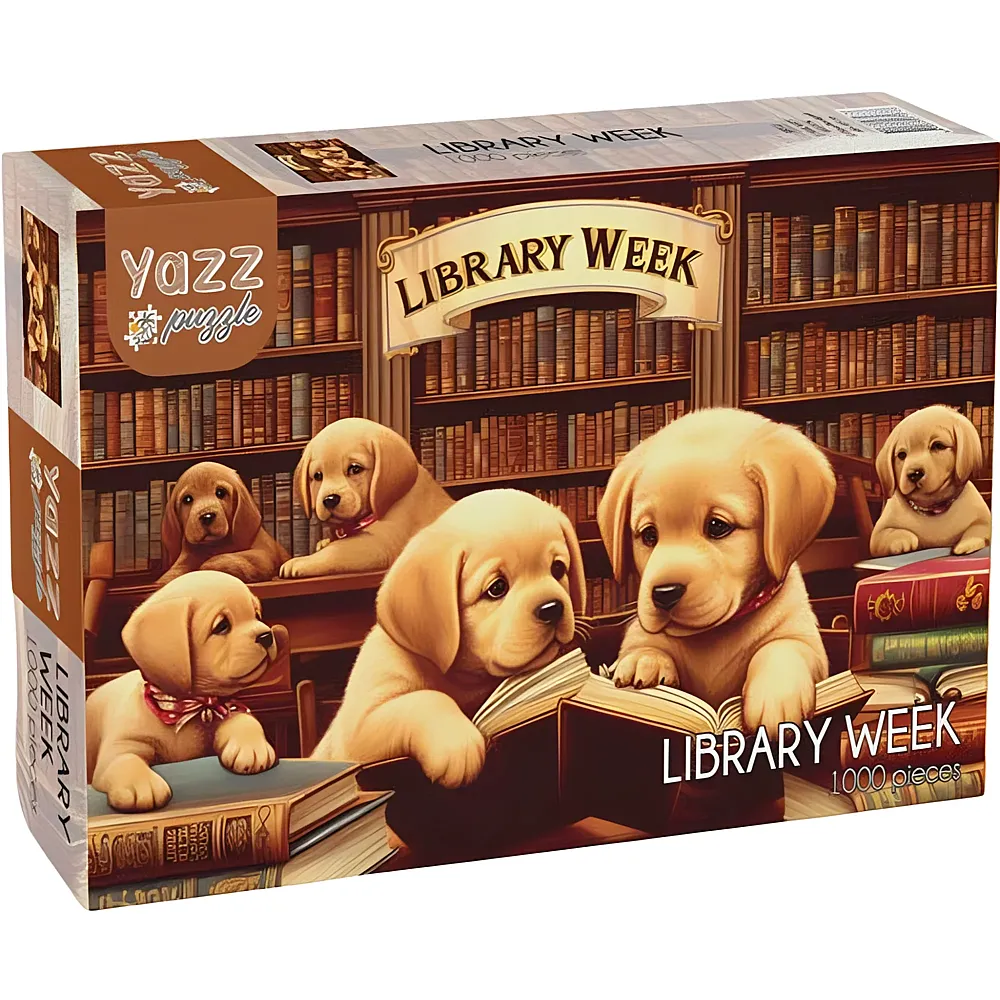 Yazz Puzzle Library Week 1000Teile