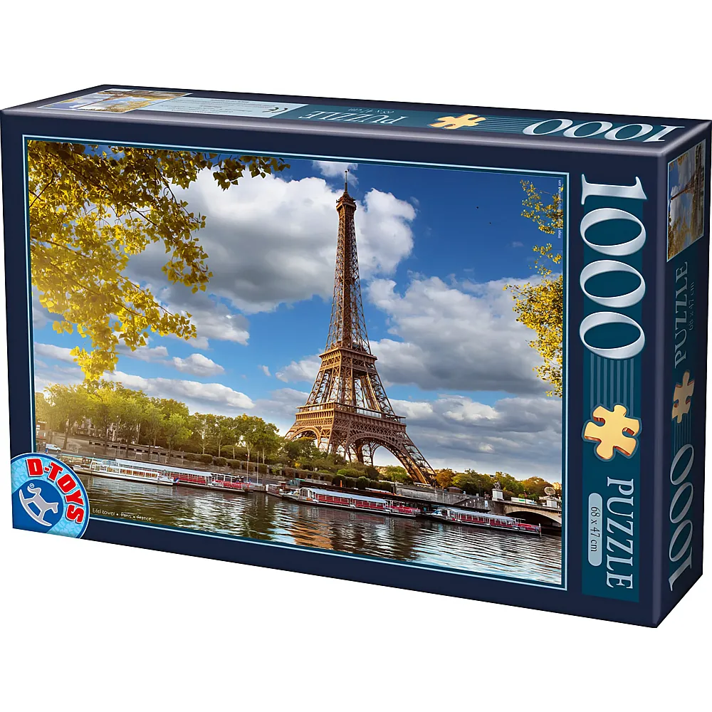 DToys Eiffelturm, Paris - 1000 Teile