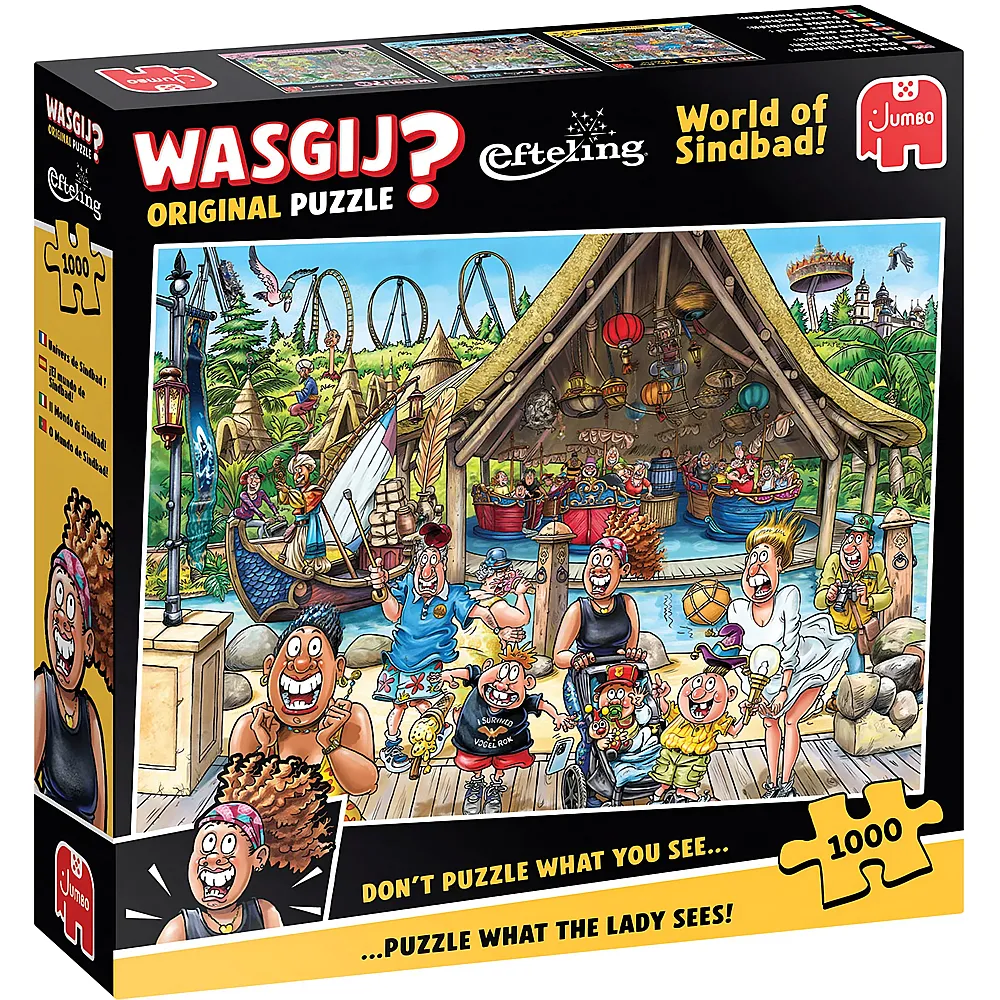 Jumbo Puzzle WASGIJ Original Efteling World of Sindbad - 1000 Teile