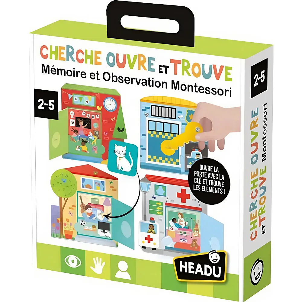 Headu Cherche, Ouvre et Trouve FRANCAIS