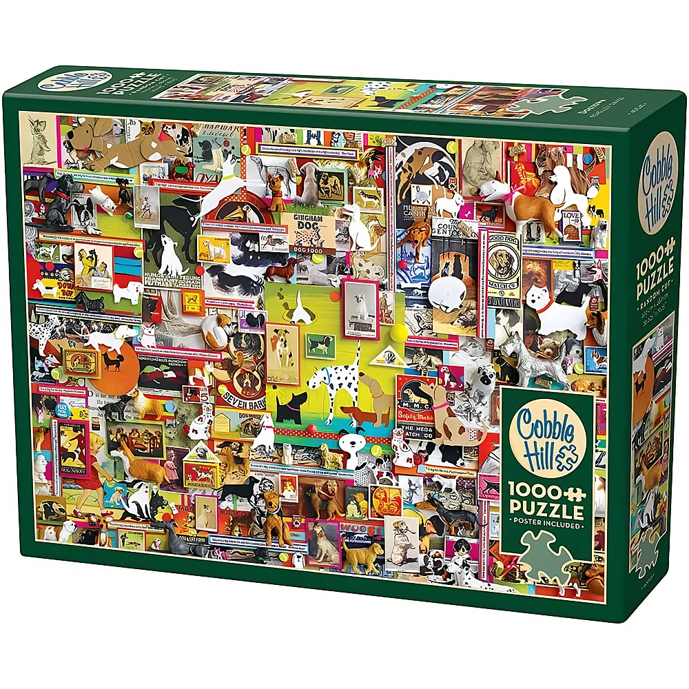 Cobble Hill Puzzle Hunde Collage - 1000 Teile
