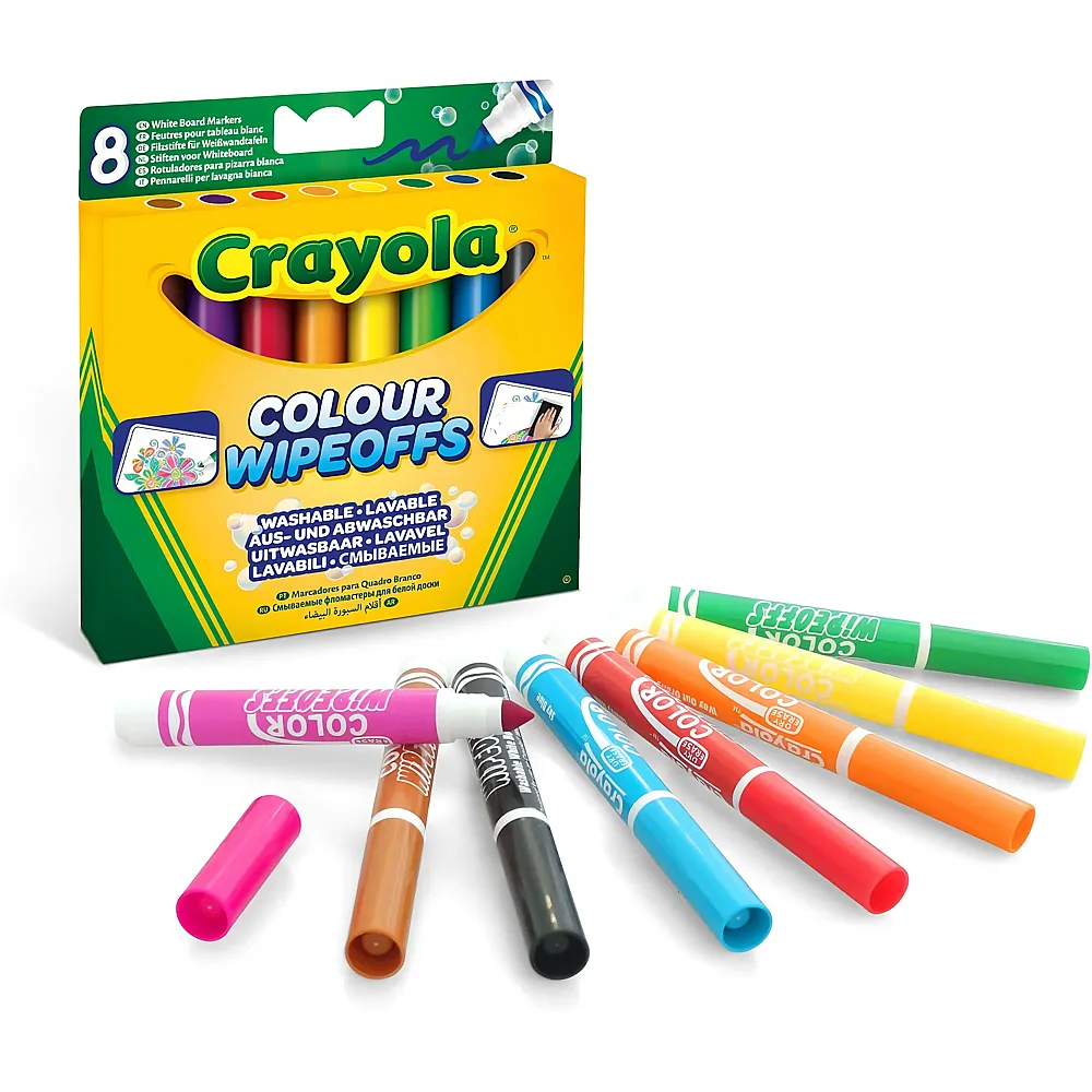 Crayola Abwaschbare Whiteboard-Marker 8Teile