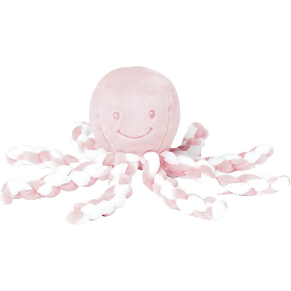 meinspielzeug - Nattou Oktopus Hellrosa/Weiss - 23 cm | Meerestiere Pl�sch