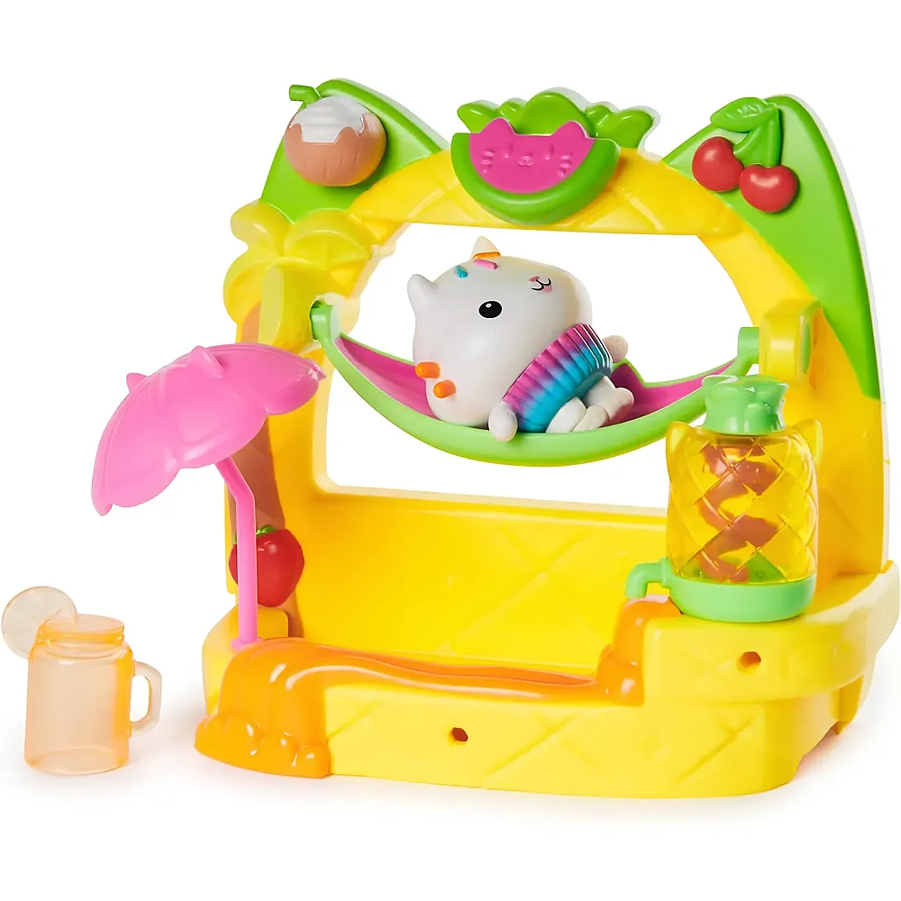 Spin Master Gabby's Dollhouse Balkon-Spielset Kuchis Saftbar