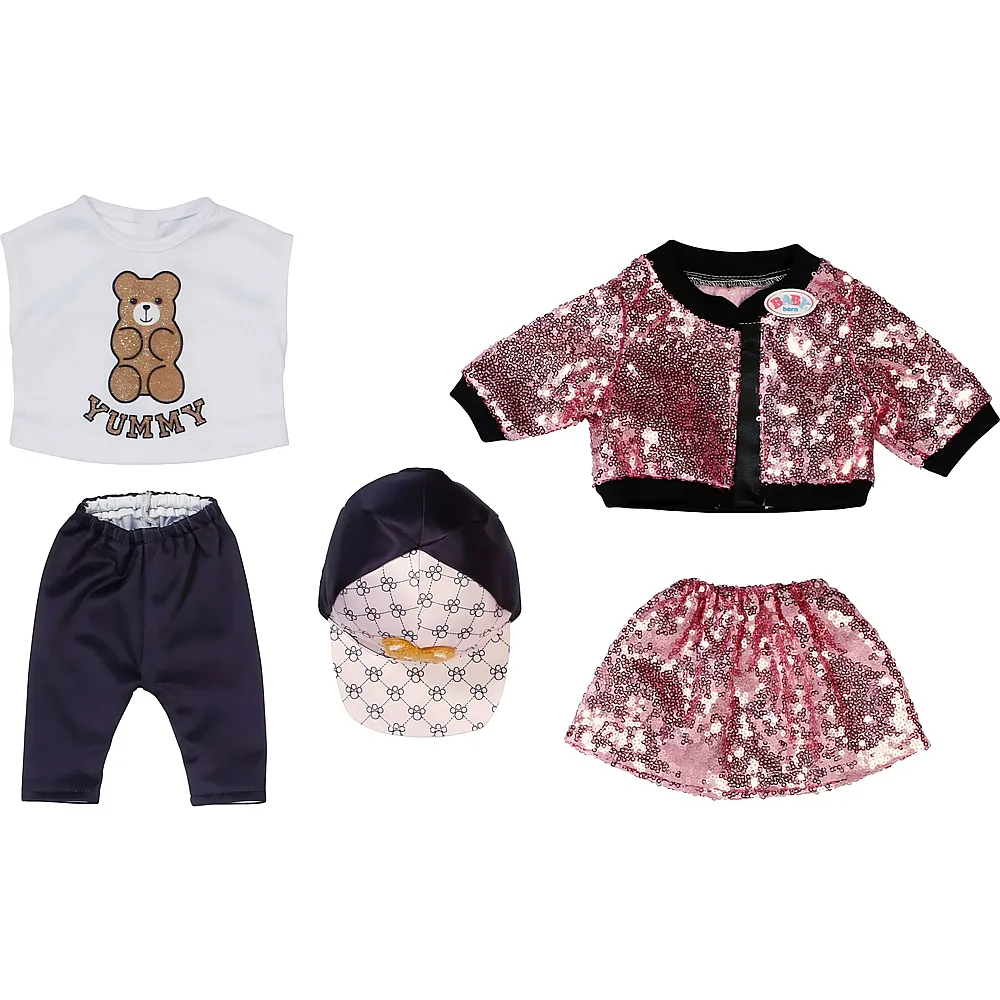 meinspielzeug - Zapf Creation Baby Born Glam Outfit 43cm | Puppenkleider