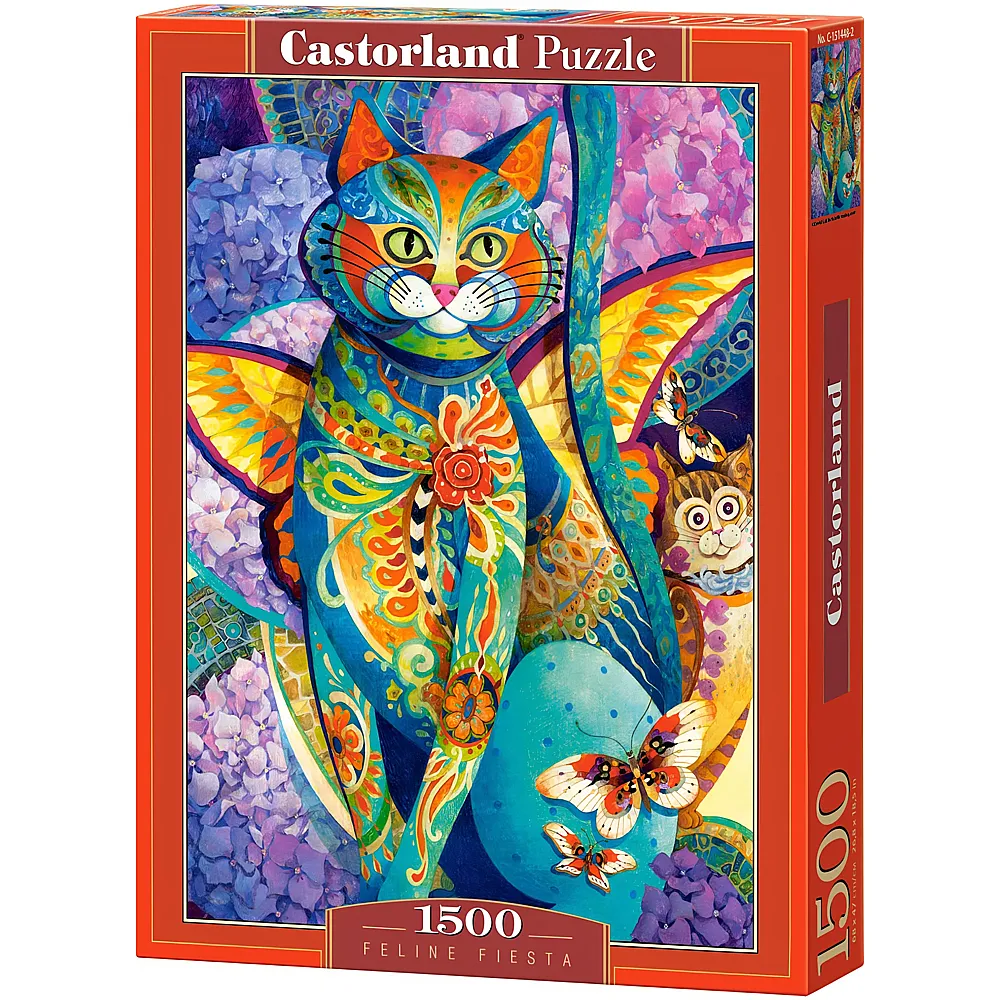Castorland Puzzle David Galchutt - Feline Fiesta 1500Teile