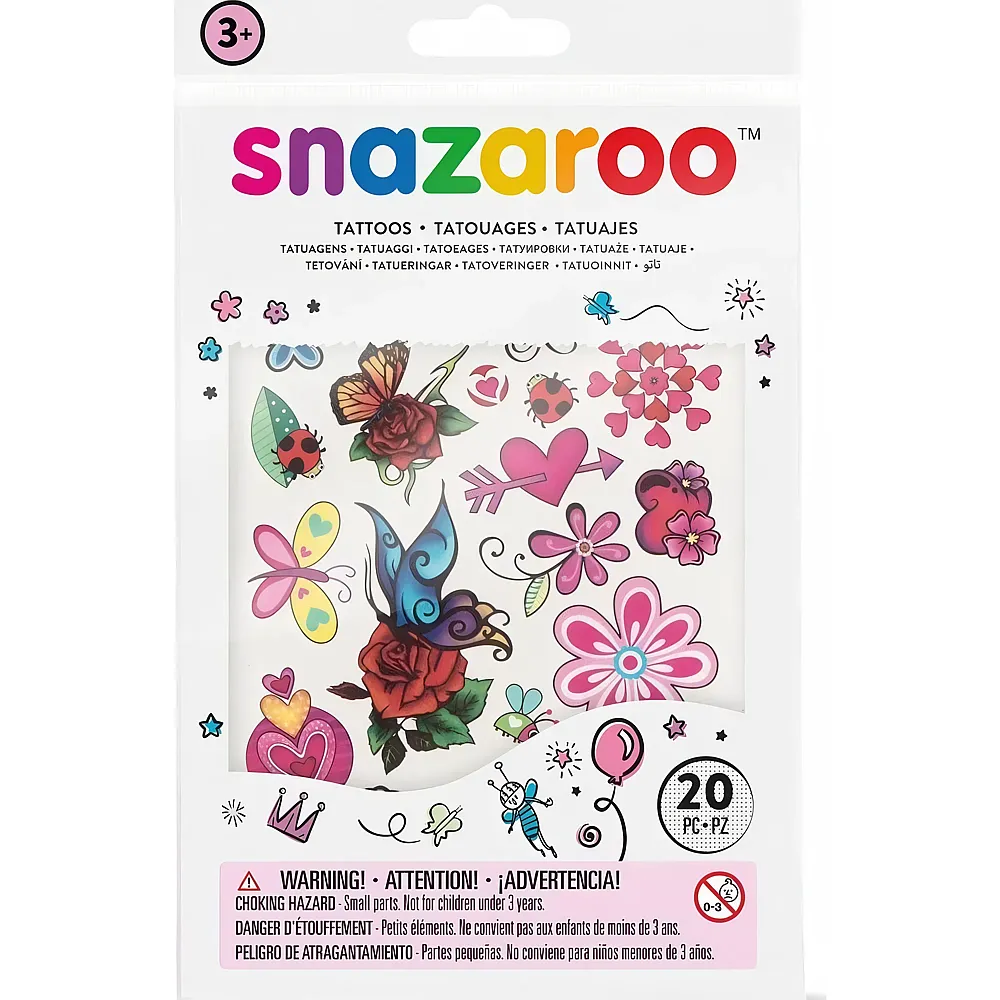 Snazaroo 20 Tattoos Fantasie